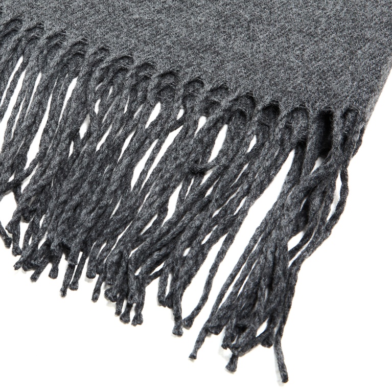 Fine-knit scarf "Holm" Grey Melange